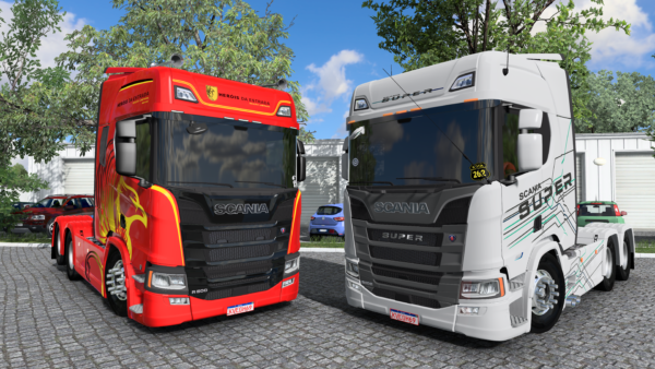 Kit: Scania NTG + Add-on: Barra limpa realista